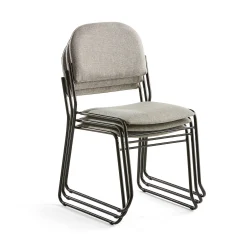 Pakettitarjous EMILY + DAWSON Neuvottelupöytä + 6 neuvottelutuolia, beige/musta