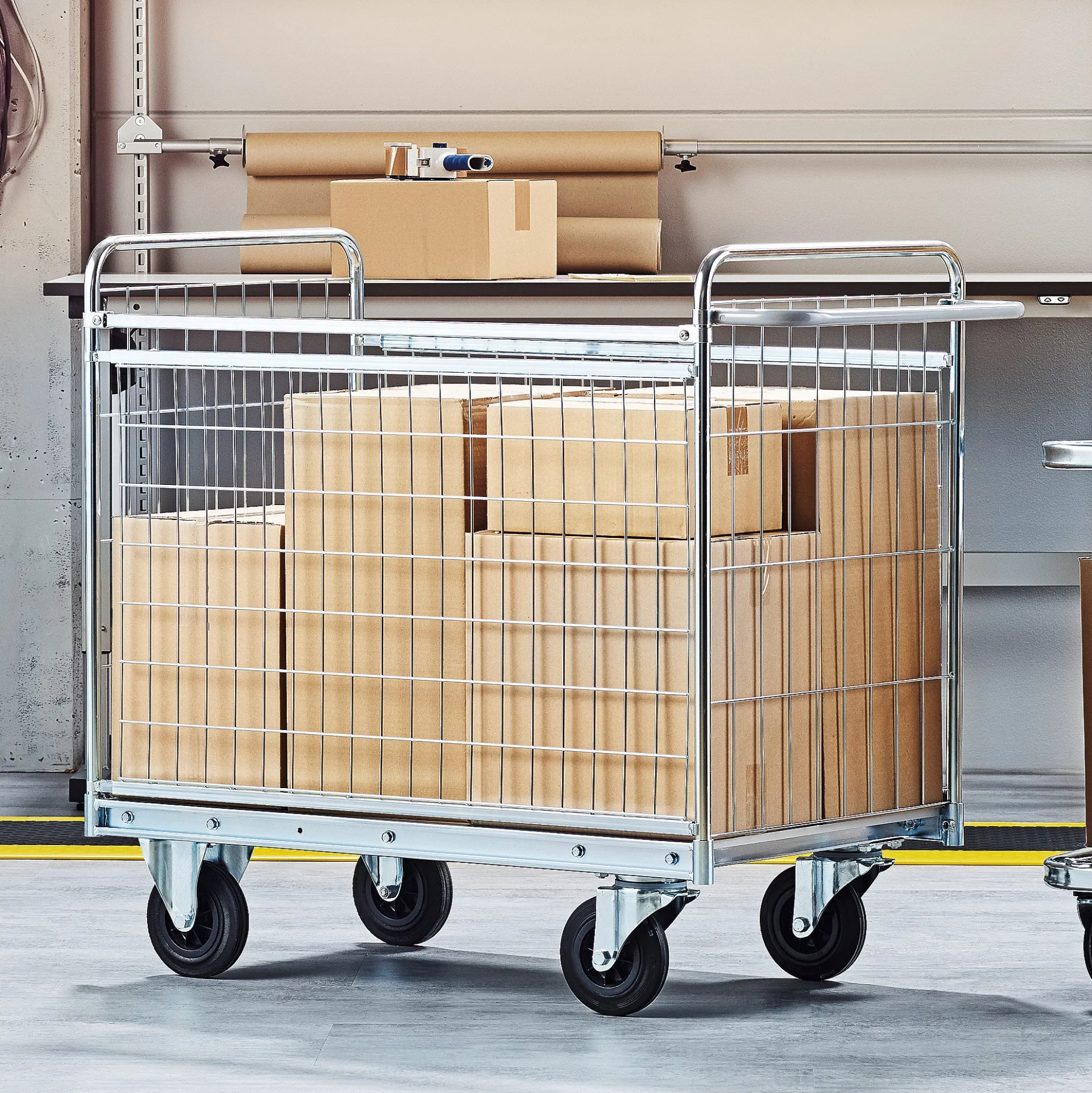 Pakettivaunu CARRIER 1190x600 mm, 300 kg