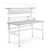 Pakkauspöytä SEND Ylähylly, 1600x800 mm, harmaa