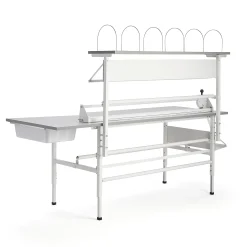 Pakkauspöytä SEND Ylähylly, 2400x800 mm, harmaa