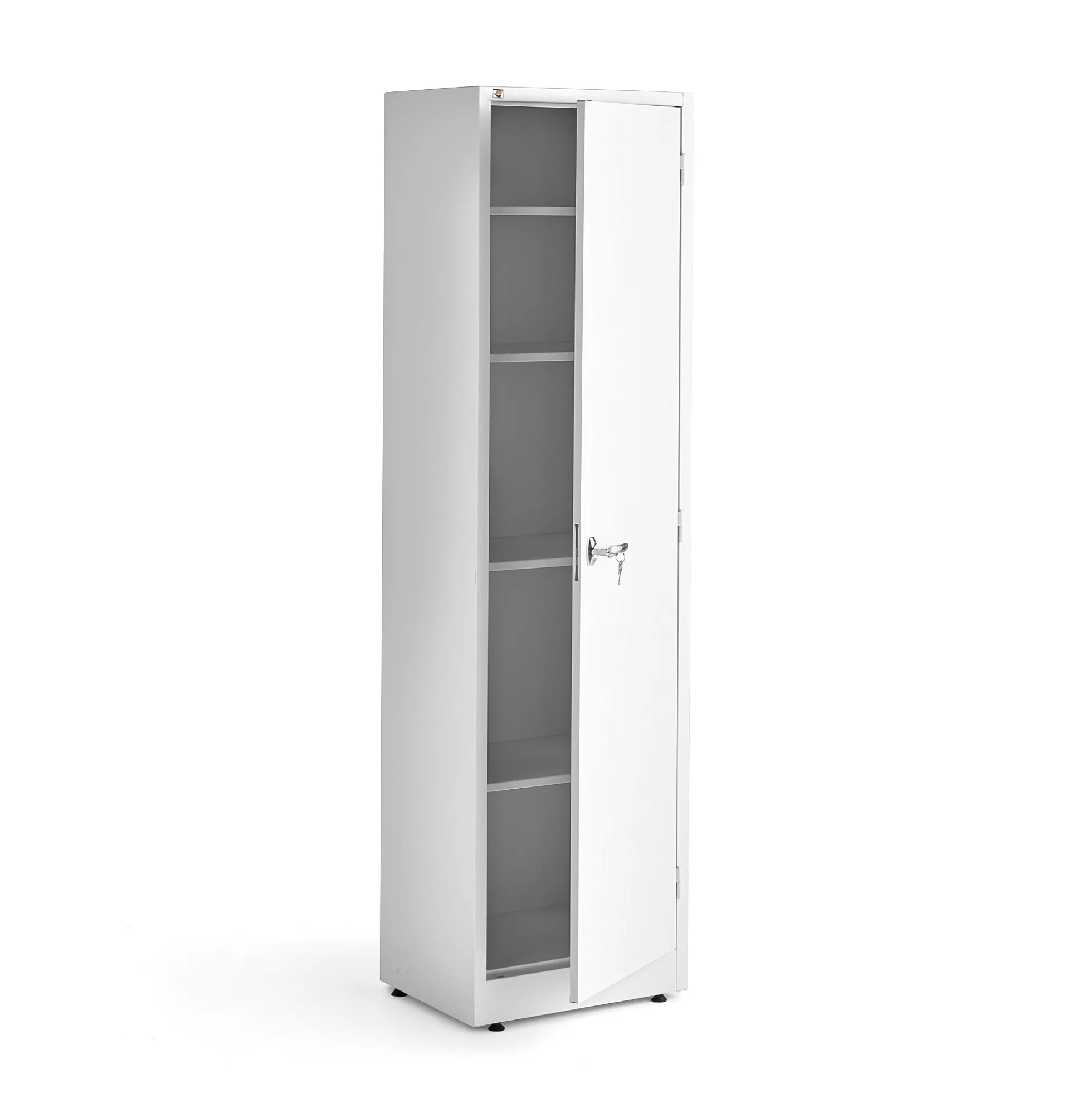 Peltinen arkistokaappi SMART 1900x530x400 mm, valkoinen