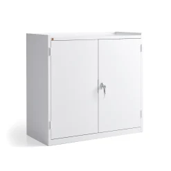 Peltinen säilytyskaappi SERVE 900x950x450 mm, valkoinen