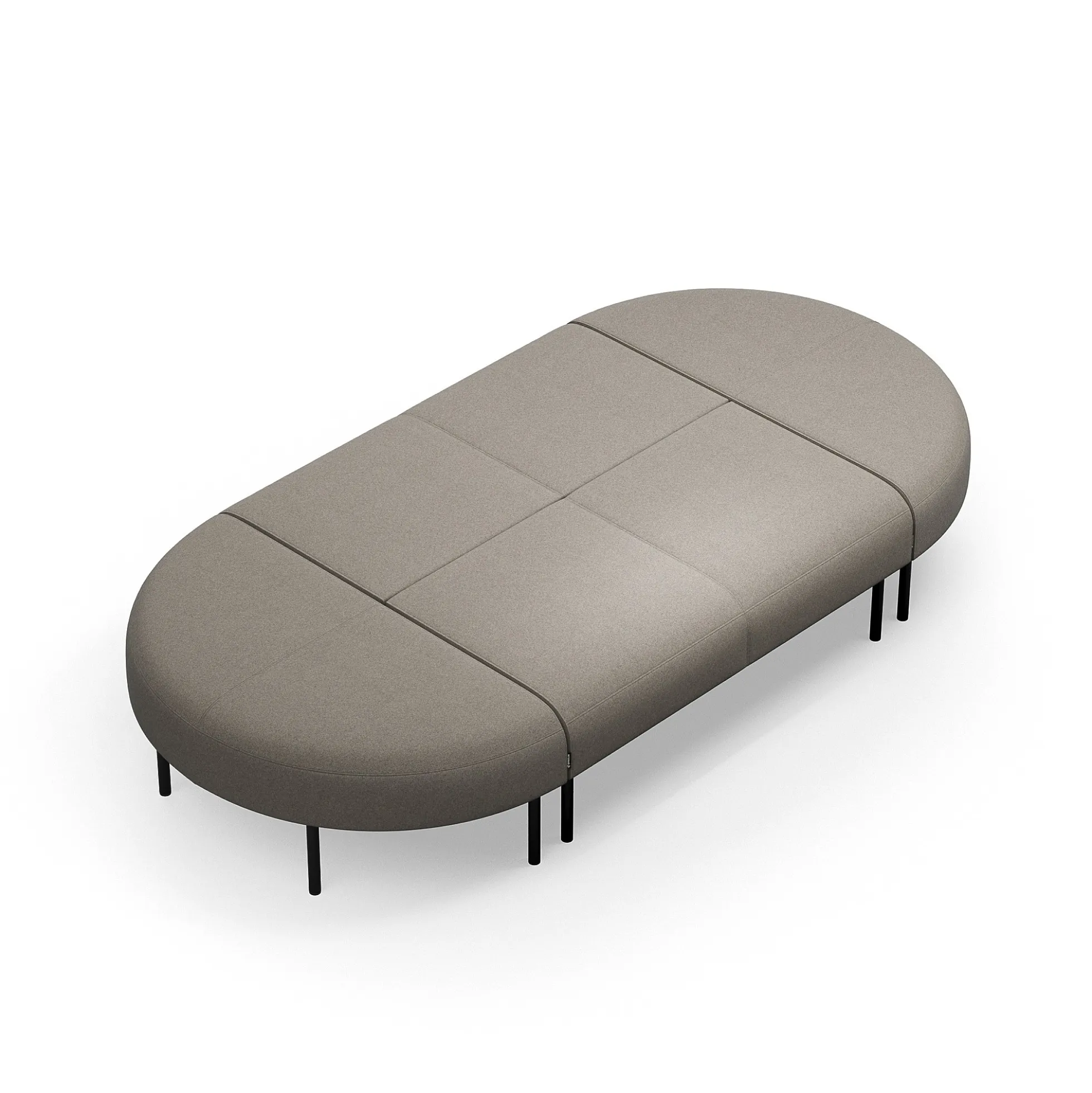 Penkki VARIETY 8-istuttava, kangas Pod CS, taupe