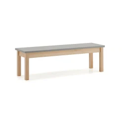 Penkki ZET 1200x360 mm, harmaa