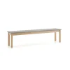 Penkki ZET 1800x360 mm, harmaa