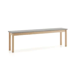 Penkki ZET 1800x440 mm, harmaa