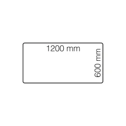 Pieni sähköpöytä NOVUS 1200x600 mm, musta jalusta, musta työtaso