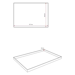 Piirustuslaatikosto SKETCH 5 laatikkoa, A1, pyökkilaminaatti