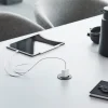 Pistorasia pöytään UNIQUE 1 sähköpistoke, 1 USB-C, musta