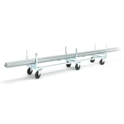 Pitkän tavaran kuljetusvaunu DRIVER 800 kg, 2800x608 mm