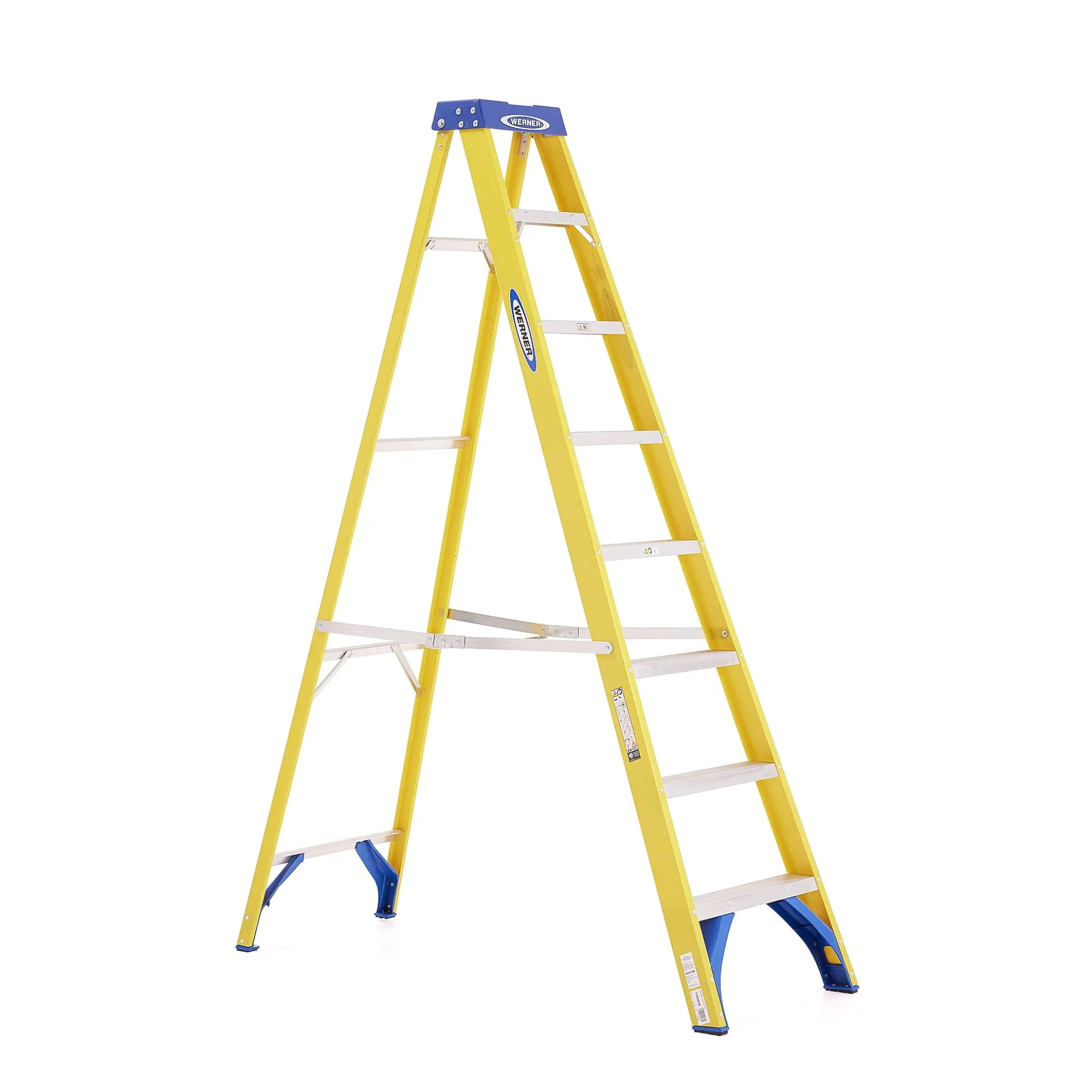 Porrasjakkara LOFTY Lasikuitu, 8 askelmaa, korkeus 2230 mm