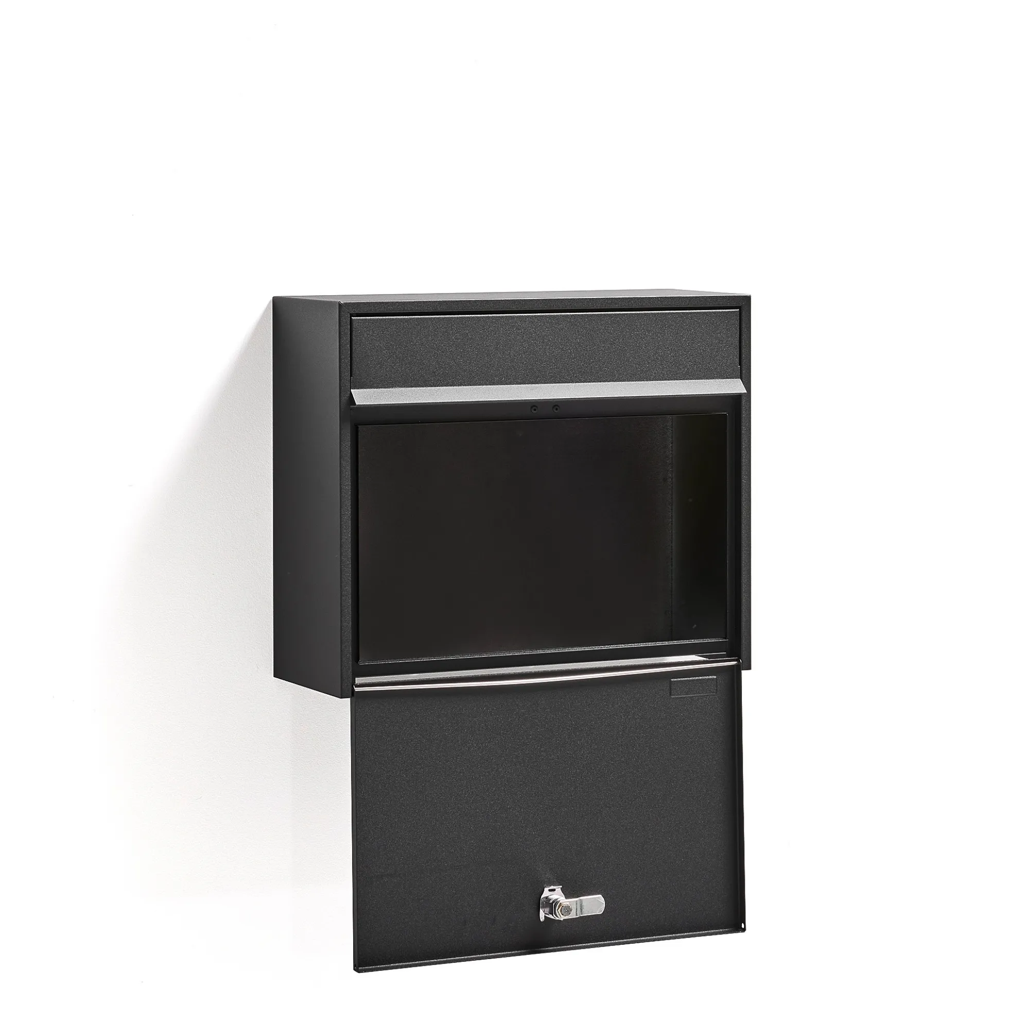 Postilaatikko GAZETTE 320x380x140 mm, musta