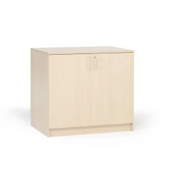 Puinen säilytyskaappi THEO 900x1000x470 mm, lukittava, koivu