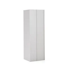 Pukukaappi CLICK 2 ovea, 2 osaa 1800x600x500 mm, harmaa runko, tummanharmaa ovi