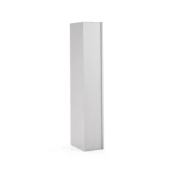 Pukukaappi CLICK 1 ovi, 1 osa 1800x300x500 mm, harmaa runko, tummanharmaa ovi