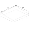 Pulpetti ACCESS 650x550 mm, korkeussäädettävä, korkepainelaminaatti, hopeanharmaa/valkoinen