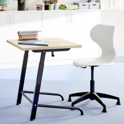Pulpetti AXIOM Ääntä vaimentava linoleumi, antrasiitinharmaa/beige