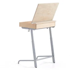 Pulpetti AXIOM Ääntä vaimentava linoleumi, hopeanharmaa/beige