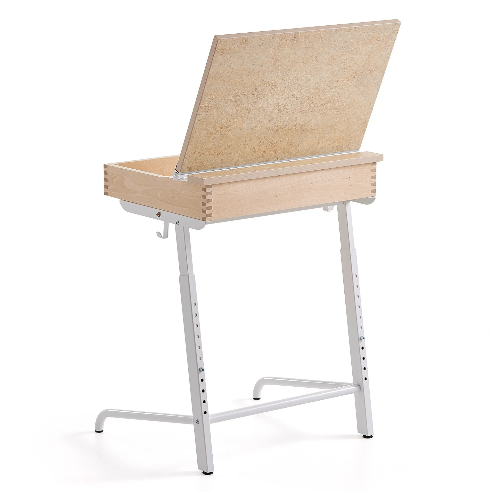 Pulpetti AXIOM Ääntä vaimentava linoleumi, linoleumi, valkoinen/beige