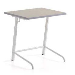 Pulpetti AXIOM Ääntä vaimentava linoleumi, valkoinen/harmaa