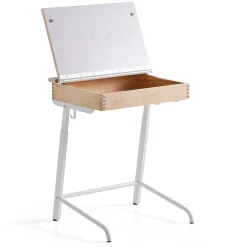 Pulpetti AXIOM Ääntä vaimentava linoleumi, valkoinen/tummanharmaa