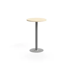 Pyöreä baaripöytä VERTICUS Ø700x1100 mm, koivu/hopea