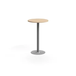 Pyöreä baaripöytä VERTICUS Ø700x1100 mm, tammi/hopea