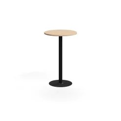 Pyöreä baaripöytä VERTICUS Ø700x1100 mm, tammi/musta