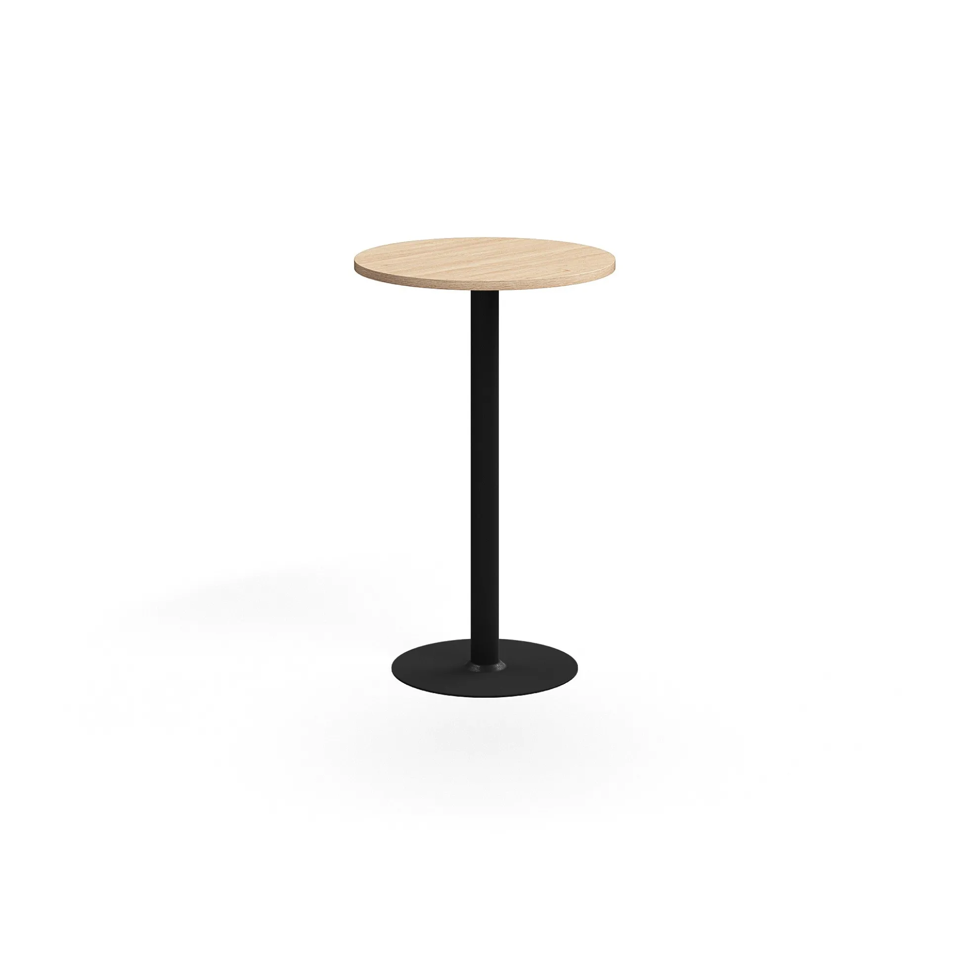 Pyöreä baaripöytä VERTICUS Ø700x1100 mm, tammi/musta