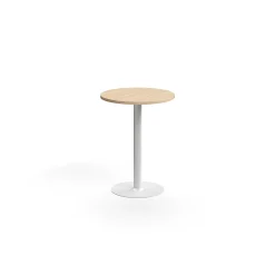 Pyöreä baaripöytä VERTICUS Ø700x900 mm, tammi/valkoinen