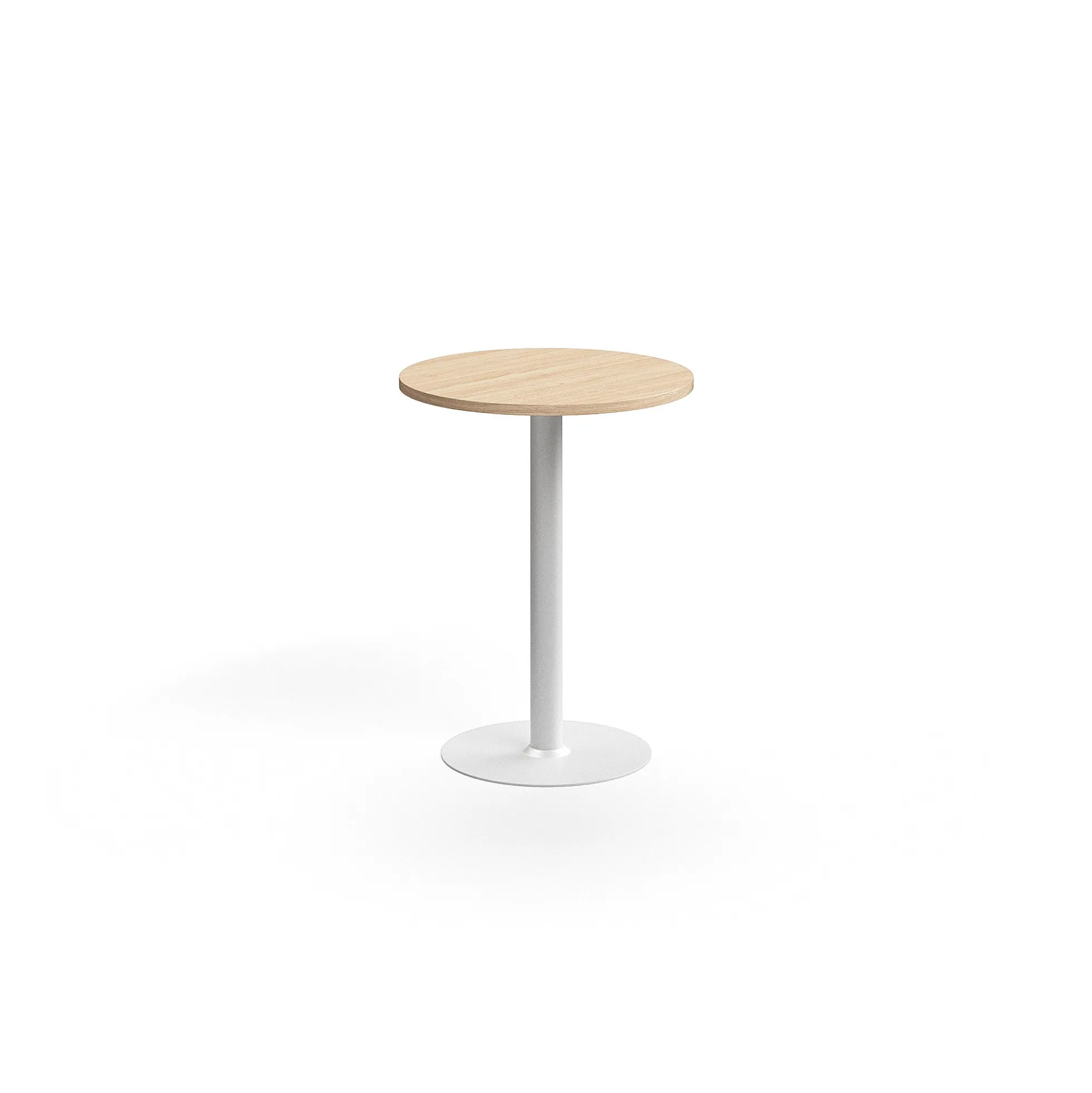Pyöreä baaripöytä VERTICUS Ø700x900 mm, tammi/valkoinen