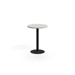Pyöreä baaripöytä VERTICUS Ø700x900 mm, vaaleanharmaa/musta