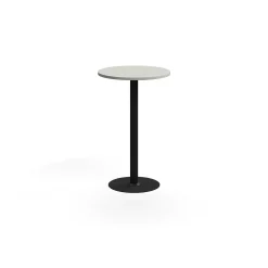 Pyöreä baaripöytä VERTICUS Ø700x1100 mm, vaaleanharmaa/musta