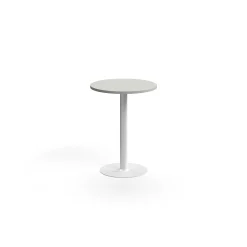 Pyöreä baaripöytä VERTICUS Ø700x900 mm, vaaleanharmaa/valkoinen