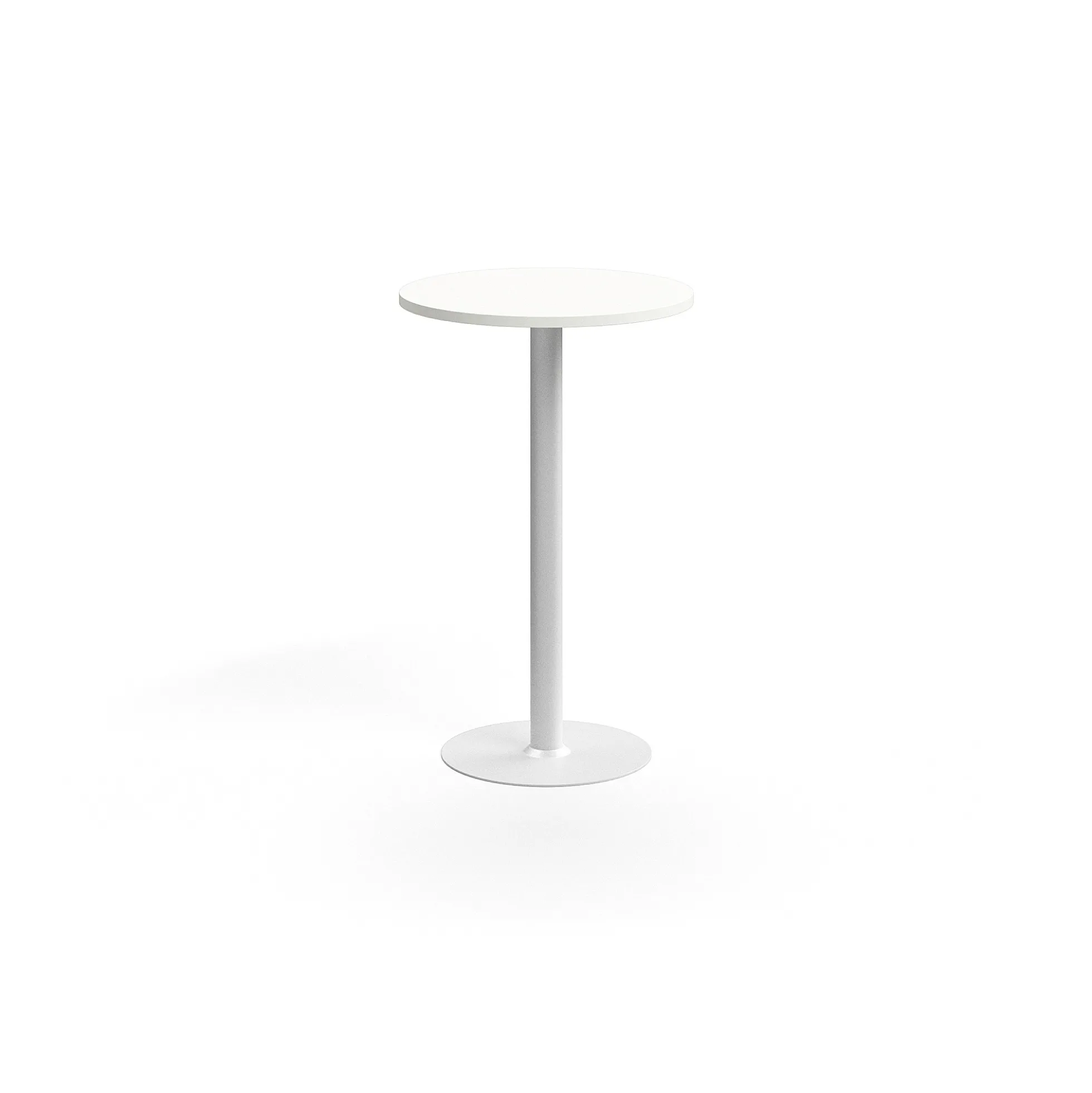 Pyöreä baaripöytä VERTICUS Ø700x1100 mm, valkoinen
