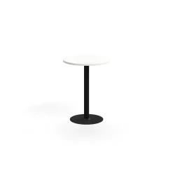 Pyöreä baaripöytä VERTICUS Ø700x900 mm, valkoinen/musta