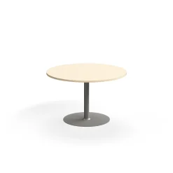 Pyöreä pöytä VERTICUS Ø1200x720 mm, koivu/hopea