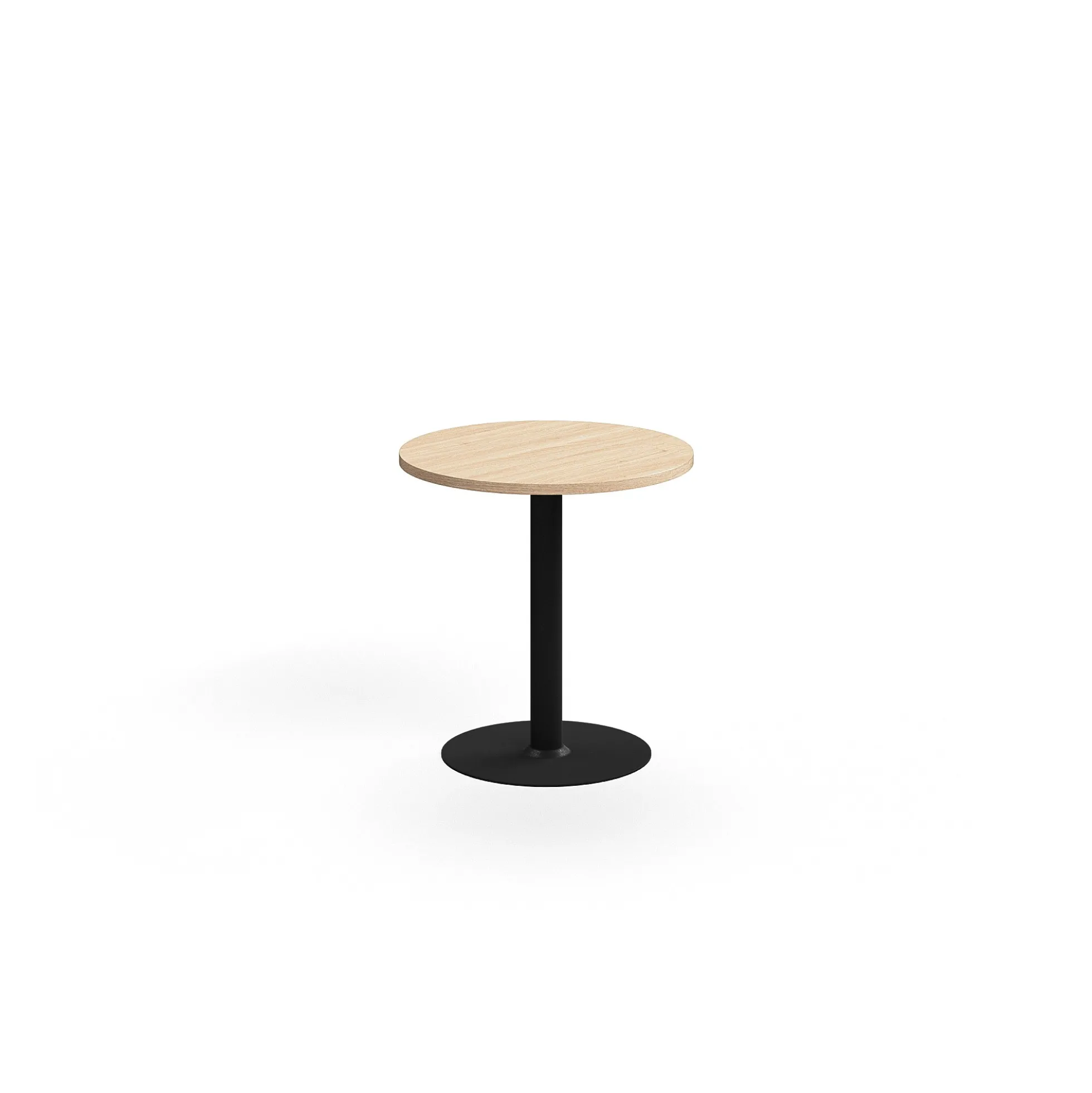 Pyöreä pöytä VERTICUS Ø700x720 mm, tammi/musta