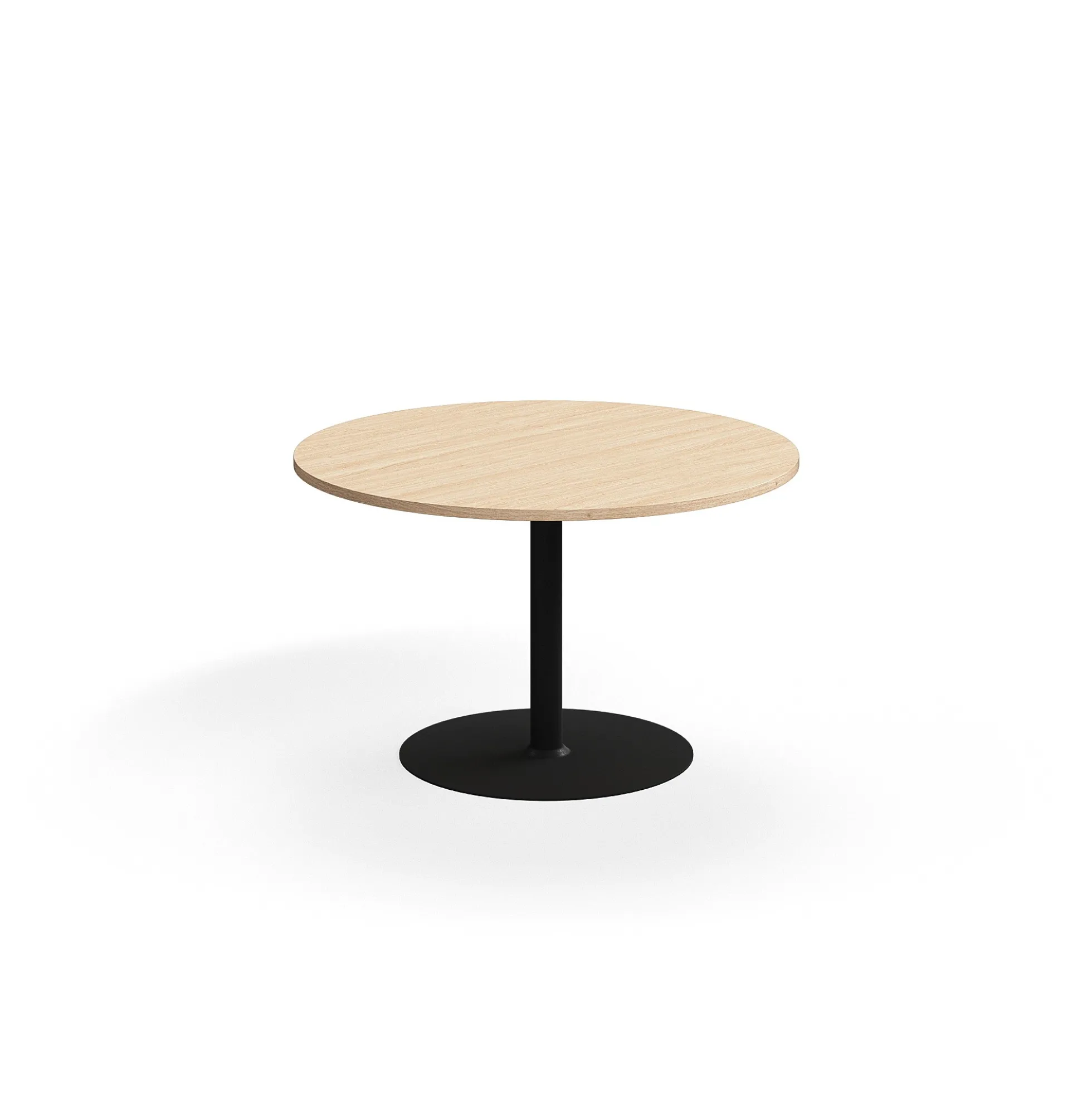 Pyöreä pöytä VERTICUS Ø1200x720 mm, tammi/musta