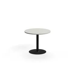 Pyöreä pöytä VERTICUS Ø900x720 mm, vaaleanharmaa/musta