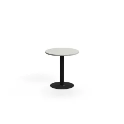 Pyöreä pöytä VERTICUS Ø700x720 mm, vaaleanharmaa/musta