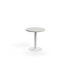 Pyöreä pöytä VERTICUS Ø700x720 mm, vaaleanharmaa/valkoinen