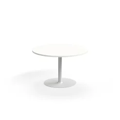 Pyöreä pöytä VERTICUS Ø1200x720 mm, valkoinen