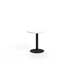 Pyöreä pöytä VERTICUS Ø700x720 mm, valkoinen/musta