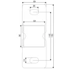 Pystyelementti X-GUARD Korkeus: 2300 mm