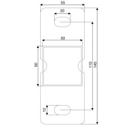 Pystyelementti X-GUARD Korkeus: 2300 mm