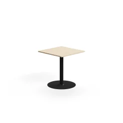 Pöytä ALVA 700x700x720 mm, korkeapainelaminaatti, musta/koivu