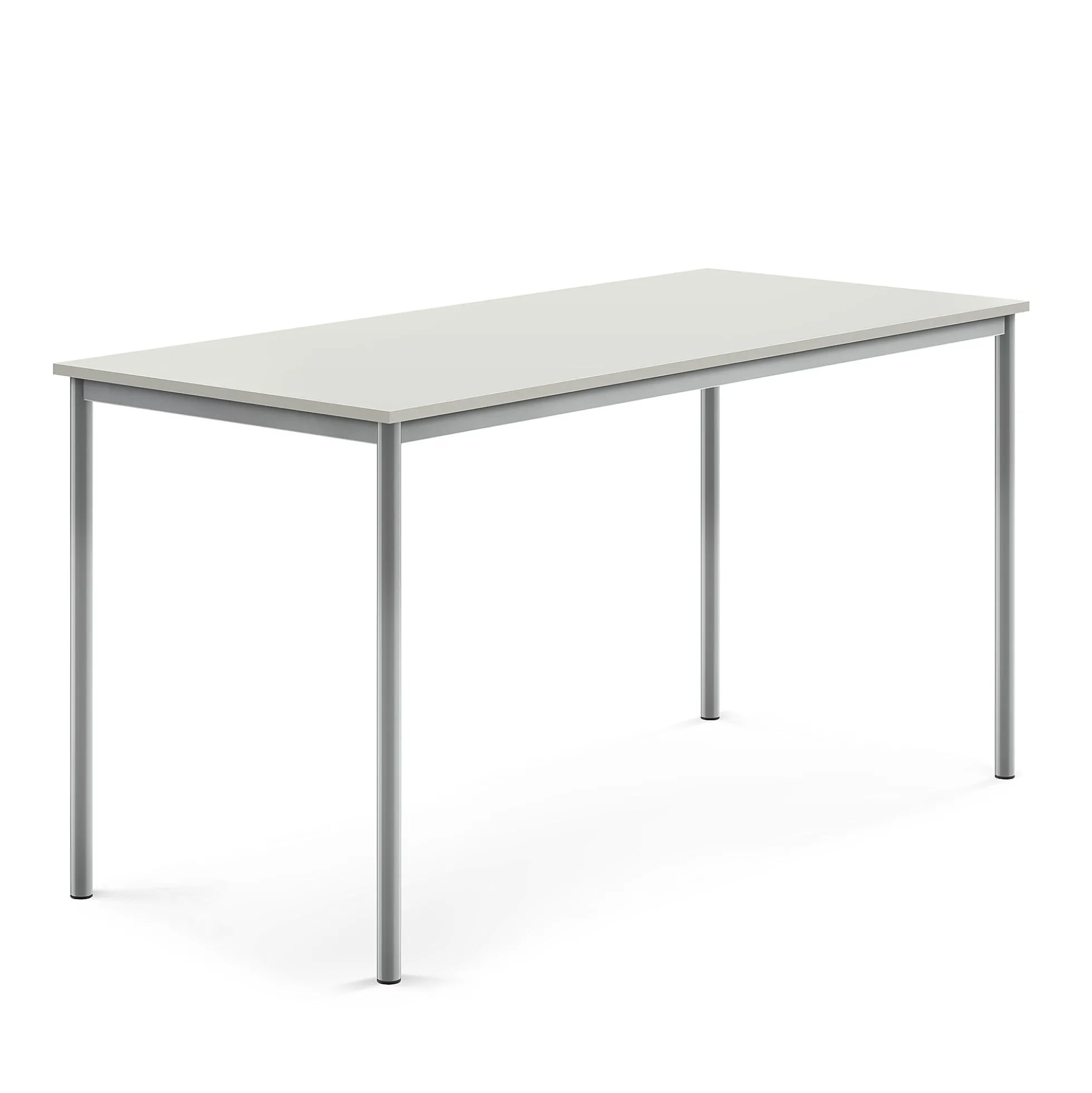 Pöytä BORÅS Korkeapainelaminaatti HPL, 1800x800x900 mm, harmaa, hopeanharmaa