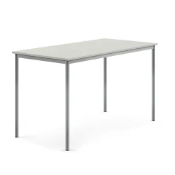 Pöytä BORÅS Korkeapainelaminaatti HPL, 1600x800x900 mm, harmaa, hopeanharmaa