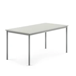 Pöytä BORÅS Korkeapainelaminaatti HPL, 1600x800x720 mm, harmaa, hopeanharmaa